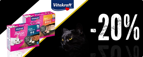 Tot 20% korting op Vitakraft natvoer voor katten